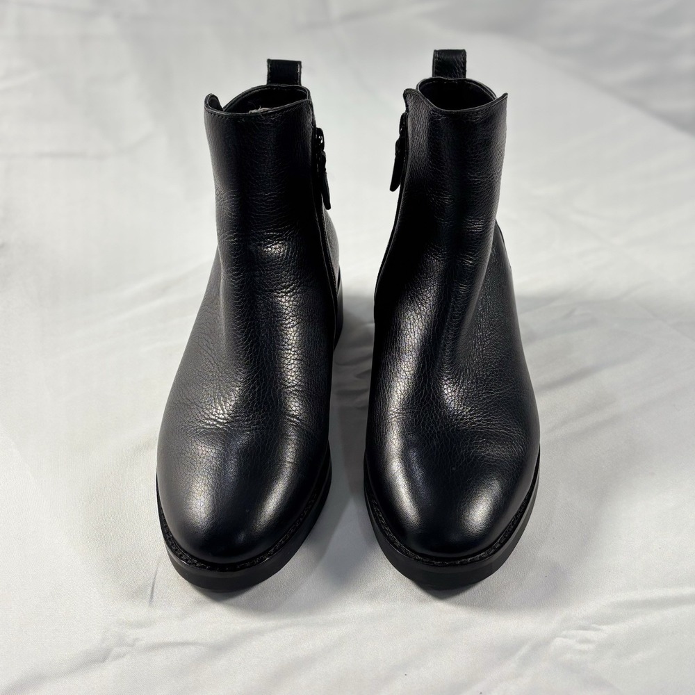 Cole Haan Womens Waterproof River Pebble Leather Chelsea Boots Black W26413 7.5B - Picture 3 of 7
